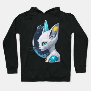 Robotic alien kitten | Space cat Hoodie